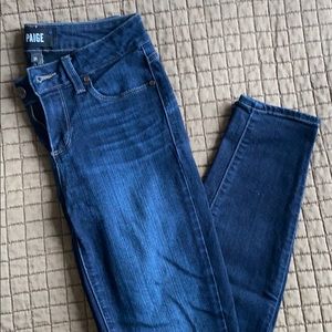 NEW Paige jeans 25 Verdugo Ankle stretchy blue